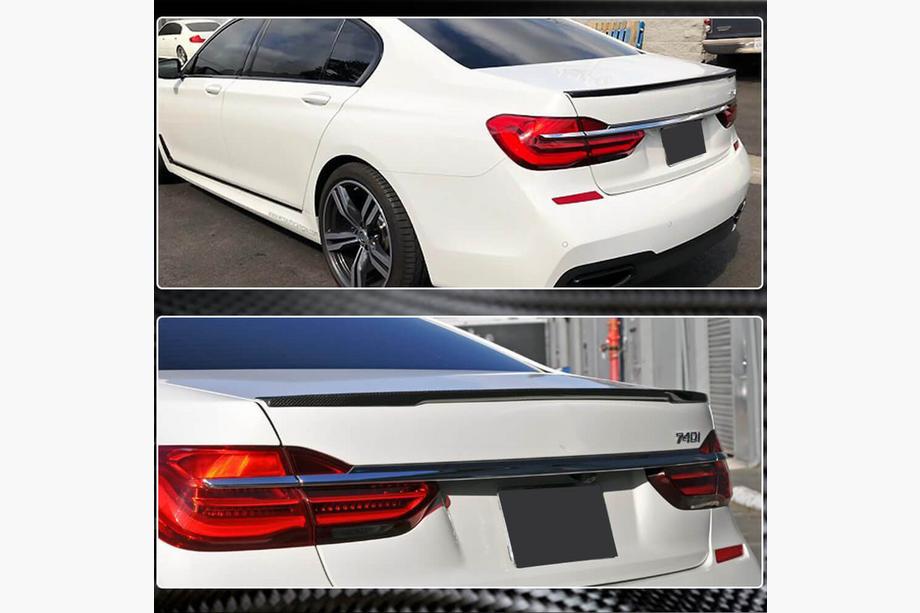 BMW 7 Serie G11/G12 2015–2022 M-Style spoiler (carbon) Foto 4