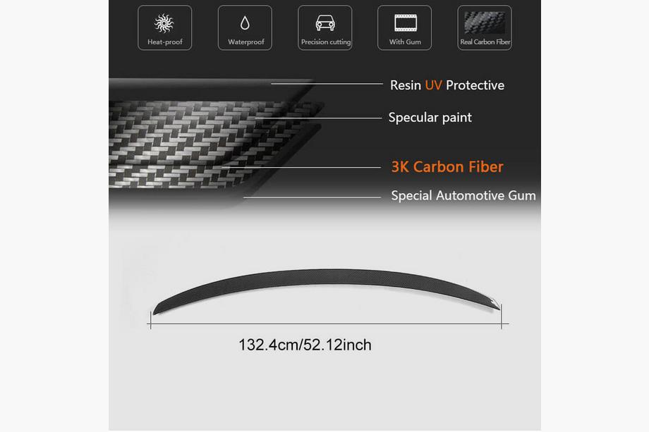 BMW 7 Serie G11/G12 2015–2022 M-Style spoiler (carbon) Foto 6