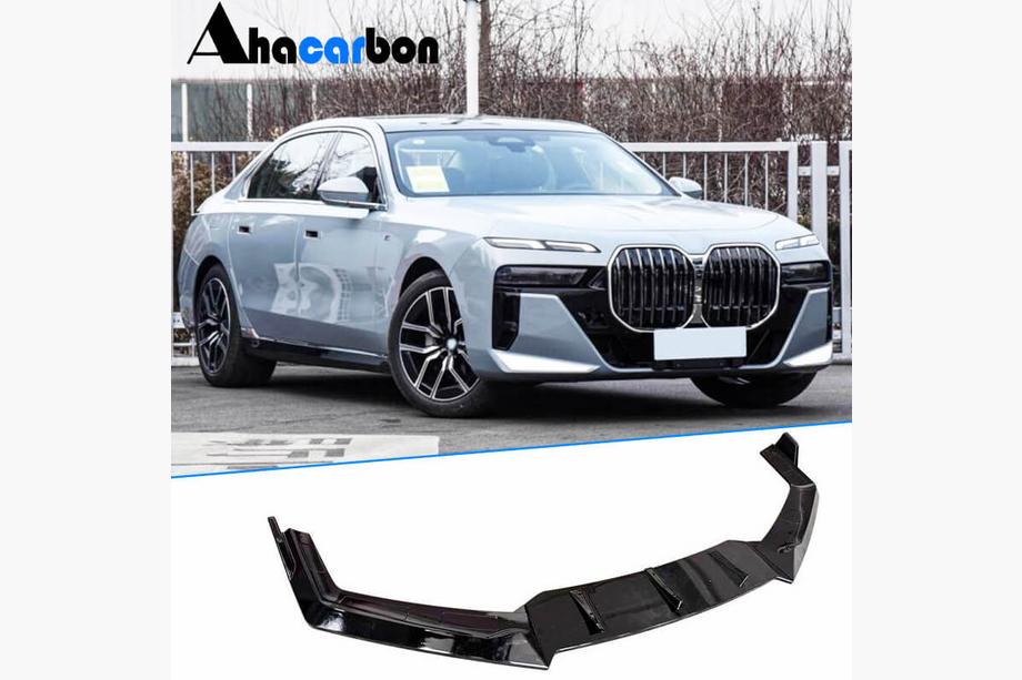 BMW 7 Serie G70/G71 2022– Achterklepspoiler, glanzend zwart ABS (3-delig/set) Image
