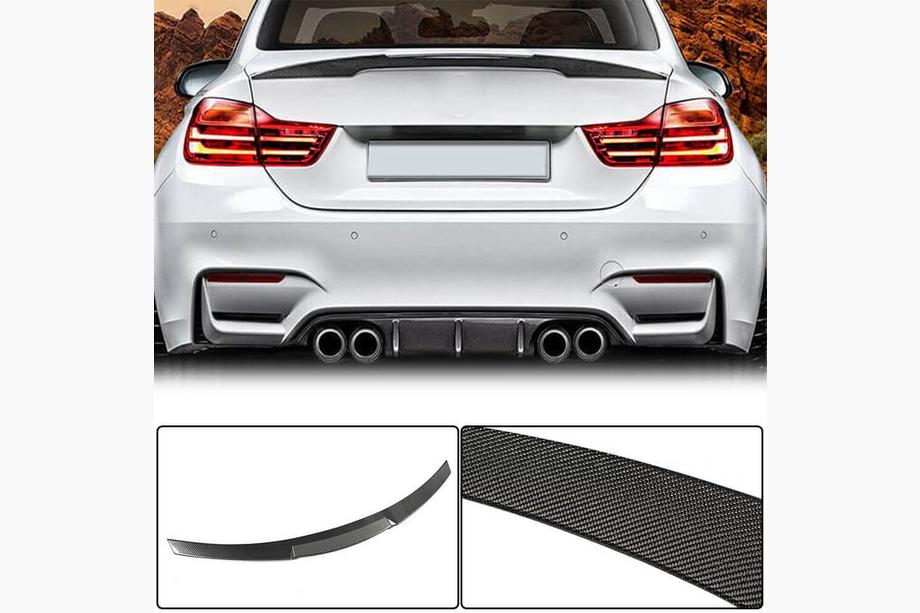 BMW 4 Serie F32/F33/F36 2012–2020 Kofferklep spoiler Carbon V8 (voor F82) Image