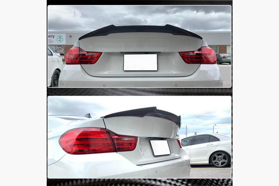 BMW 4 Serie F32/F33/F36 2012–2020 M4-Style V3 spoiler (voor F82, carbon) Foto 5