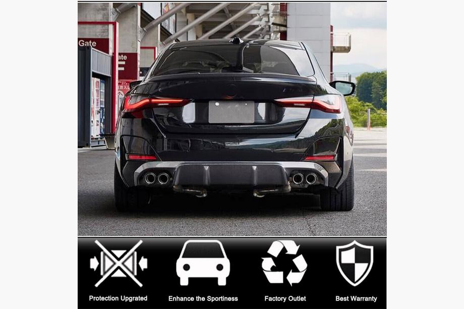 BMW 4-serie G22/23/26 2020– Spoiler V3 (voor G26) Foto 2