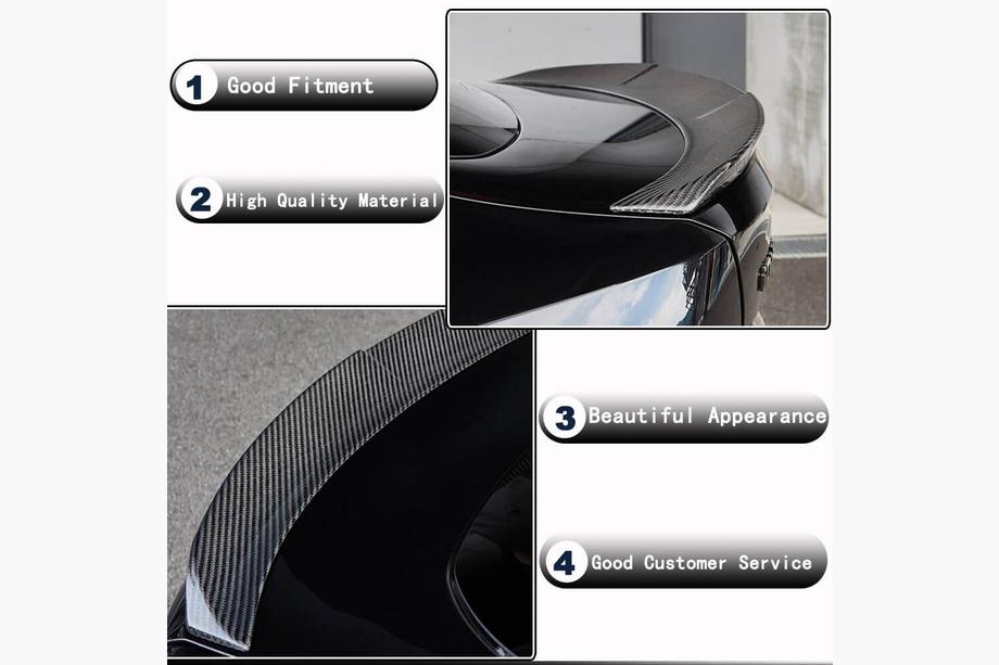 BMW 4-serie G22/23/26 2020– Spoiler V3 (voor G26) Foto 3