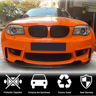 Front bumper lip Lip V1 (voor 1M E82, carbon) BMW 1 Serie E81/E82/E87/E88 2004–2011 foto 4
