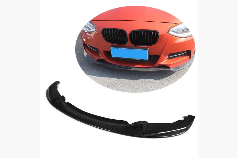 BMW 1 Serie F20/F21 2011–2019 Front bumper lipspoiler Lip (voor M-Sport 2011-2015, carbon) Foto 1