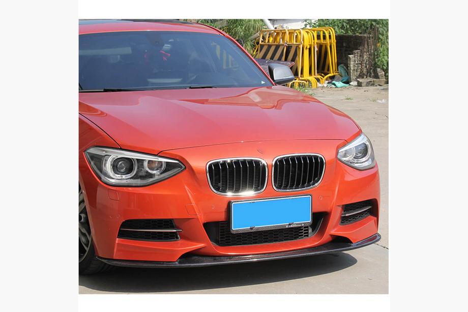 BMW 1 Serie F20/F21 2011–2019 Front bumper lipspoiler Lip (voor M-Sport 2011-2015, carbon) Foto 3