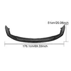 BMW 1 Serie F40 2019–2024 Front bumper lip Lip (voor M-Sport, carbon) foto 6