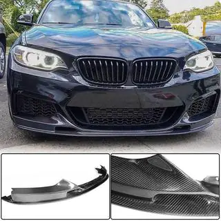 Voorbumper lip V2 (voor F22/23 M-Sport, carbon) foto 2