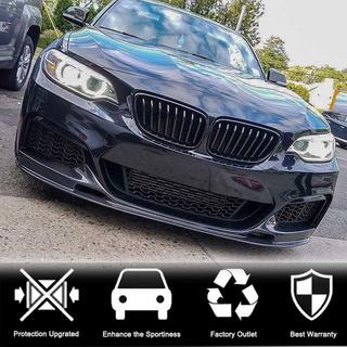 Voorbumper lip V2 (voor F22/23 M-Sport, carbon) BMW 2-serie F22/F23 2014–2021 foto 3