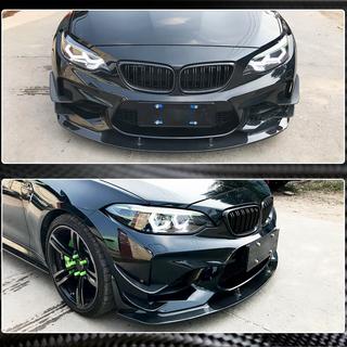 Frontbumper lip Lip V6 (voor F87 M2, carbon) BMW 2-serie F22/F23 2014–2021 foto 3