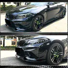 BMW 2-serie F22/F23 2014–2021 Voorbumper lip Lip V5 (voor F87 M2, carbon) foto 9