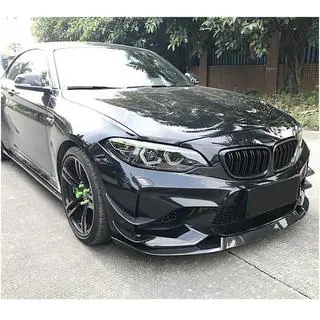 Voorbumper lip Lip V5 (voor F87 M2, carbon) foto 2