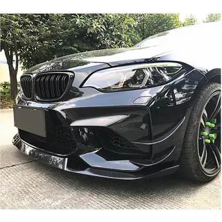 Voorbumper lip Lip V5 (voor F87 M2, carbon) foto 3