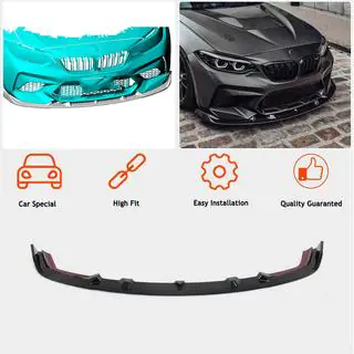 Voorbumper lipspoiler Lip V7 (voor F87 M2 Competition, carbon) foto 3