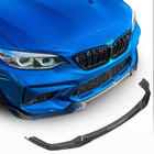 BMW 2-serie F22/F23 2014–2021 Front bumper lip Lip V3 (voor F87 M2 Competition, carbon) foto 1
