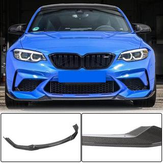 Front bumper lip Lip V3 (voor F87 M2 Competition, carbon) BMW 2-serie F22/F23 2014–2021 foto 2