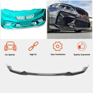 Front bumper lip Lip V3 (voor F87 M2 Competition, carbon) foto 3