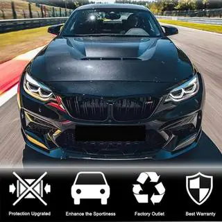 Front bumper lip Lip V3 (voor F87 M2 Competition, carbon) foto 4