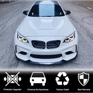 Voorbumper lipspoiler Lip V4 (voor F87 M2 Competition, carbon) BMW 2-serie F22/F23 2014–2021 foto 3