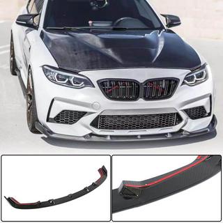 Frontbumper lipspoiler Lip V5 (voor F87 M2 Competition, carbon) BMW 2-serie F22/F23 2014–2021 foto 1