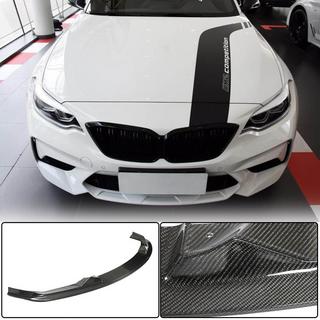 Frontbumper lipspoiler Lip V6 (voor F87 M2 Competition, carbon) BMW 2-serie F22/F23 2014–2021 foto 1