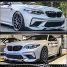 BMW 2-serie F22/F23 2014–2021 Frontbumper lip Lip V2 (voor F87 M2 Competition, carbon) foto 2