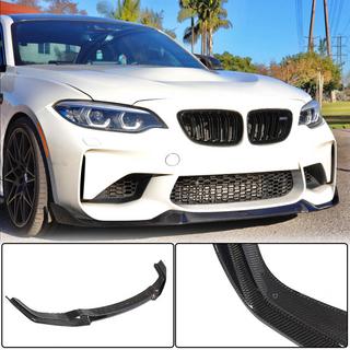 Voorbumper lip Lip V4 (voor F87 M2, carbon) BMW 2-serie F22/F23 2014–2021 foto 1