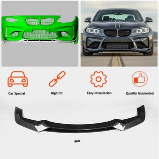 Front bumper lip Lip V2 (voor F87 M2, carbon) BMW 2-serie F22/F23 2014–2021 foto 2