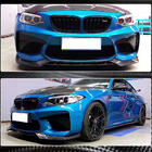 BMW 2-serie F22/F23 2014–2021 Frontbumper lip Carbon V6 (voor F87) foto 5