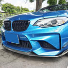 BMW 2-serie F22/F23 2014–2021 Voorbumper lip Lip V9 (voor F87, carbon) foto 2
