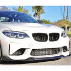 BMW 2-serie F22/F23 2014–2021 Voorbumper lip Lip V9 (voor F87, carbon) foto 4