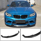 BMW 2-serie F22/F23 2014–2021 Voorbumper lipspoiler Lip V1 (voor F87 M2, carbon) foto 1