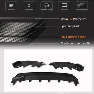 Front bumper lip Lip (voor M-Sport, carbon) BMW 2 Serie G42 2021– foto 3
