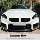 BMW 2 Serie G42 2021– Frontbumper lip Lip V1 (voor G87, carbon) foto 4