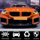 BMW 2 Serie G42 2021– Frontbumper lip Lip V1 (voor G87, carbon) foto 8