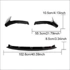 BMW 2 Serie G42 2021– Frontbumper lip Lip V1 (voor G87, carbon) foto 12
