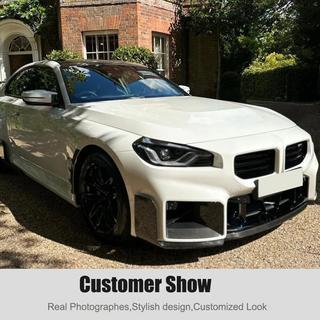 Frontbumper lip Lip V1 (voor G87, carbon) BMW 2 Serie G42 2021– foto 3