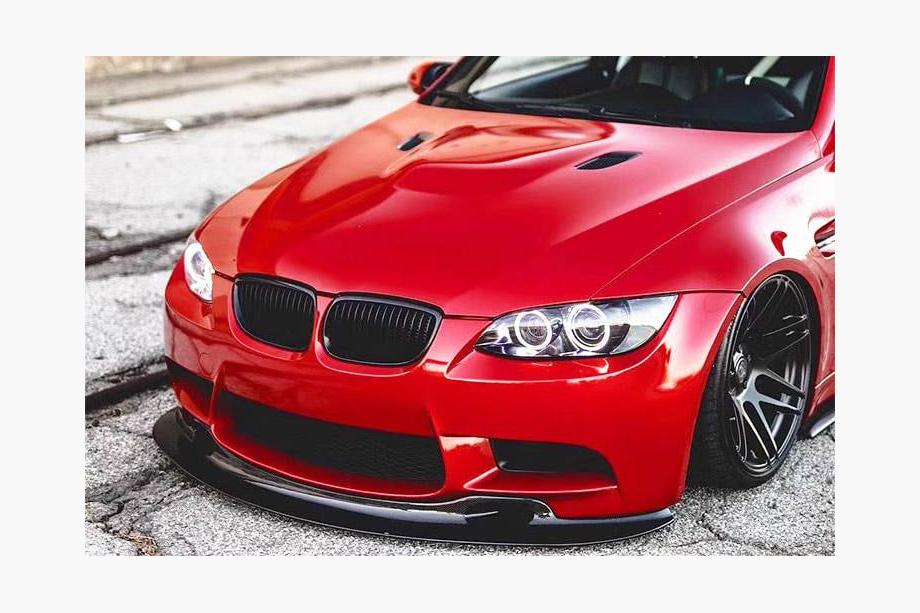 BMW 3-serie E92/E93 2006–2013 Voorbumper lip GT4-Style (voor M3, carbon) Foto 5