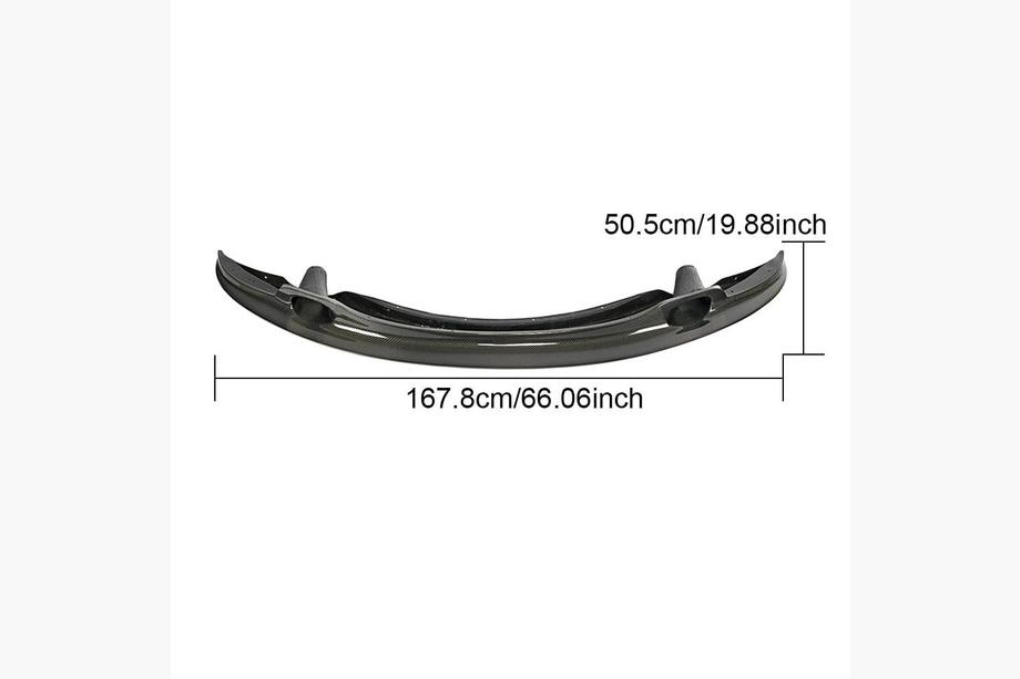 BMW 3-serie E92/E93 2006–2013 Voorbumper lip GT4-Style (voor M3, carbon) Foto 6