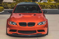 BMW 3-serie E92/E93 2006–2013 Voorbumper lipspoiler Lip Hamman-Style V1 (voor M3, carbon) foto 2
