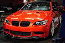 BMW 3-serie E92/E93 2006–2013 Voorbumper lipspoiler Lip Hamman-Style V1 (voor M3, carbon) foto 5