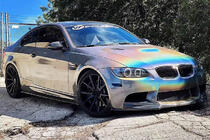 BMW 3-serie E92/E93 2006–2013 Voorbumper lipspoiler Lip V-Style (voor M3, carbon) foto 3