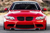 BMW 3-serie E90/E91 2005–2011 Voorbumper lip GT4-Style (voor M3, carbon) foto 2