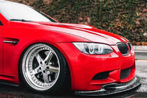 BMW 3-serie E90/E91 2005–2011 Voorbumper lip GT4-Style (voor M3, carbon) foto 4