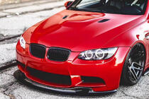 BMW 3-serie E90/E91 2005–2011 Voorbumper lip GT4-Style (voor M3, carbon) foto 5