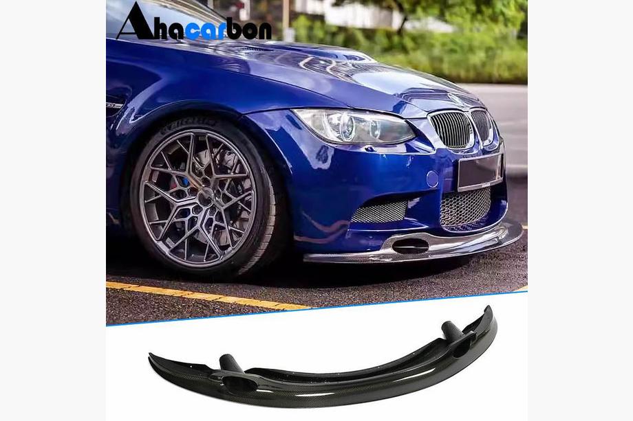 BMW 3-serie E90/E91 2005–2011 Voorbumper lip GT4-Style (voor M3, carbon) Image