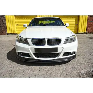 Front bumper lip (voor E90 M-Sport 2008-2011, carbon) foto 2