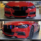 BMW 3 Serie F30/F31 2012–2019 Voorbumper lip Lip Mad-Style (voor F30 M-Sport, carbon) foto 3