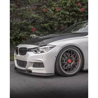 Voorbumper lip Lip V-Style (voor F30 M-Sport, carbon) foto 3