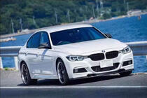 BMW 3 Serie F30/F31 2012–2019 Front bumper lip FRP V3 (M-Performance) foto 7